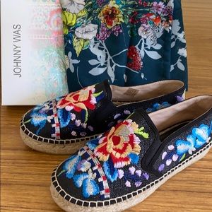 JOHNNY WAS Cooper Espadrille Sz 39 Sz 9